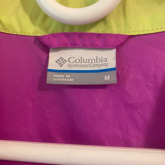 Columbia Flashback Windbreaker - Medium - Black, Magenta - Picture 3 of 6